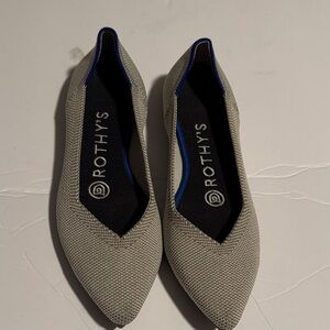 Rothy's Gray and Blue Women's Flats